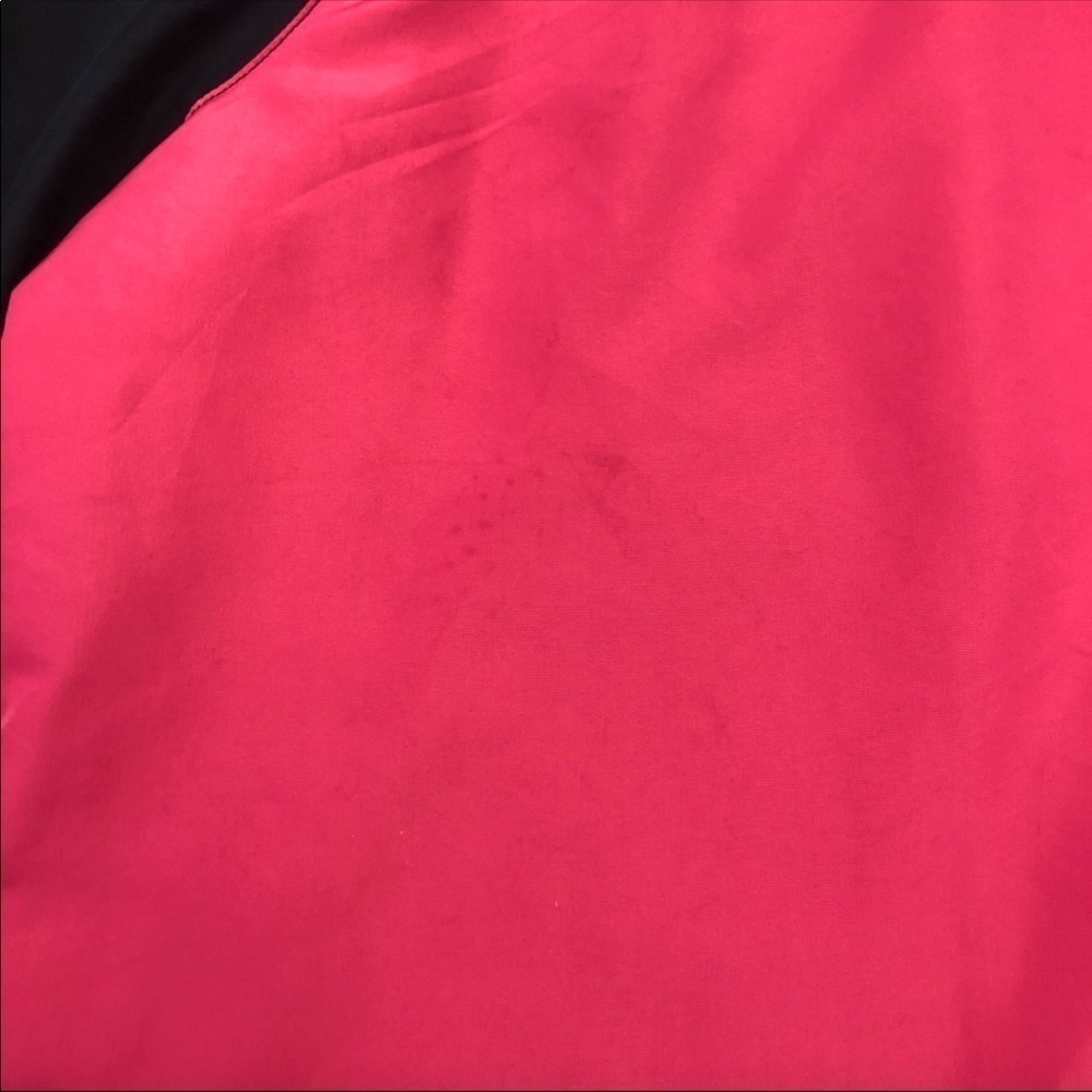 Vintage Reebok Pink and Black Full Zip Jacket Windbreaker Swishy Suit - Picture 8 of 9